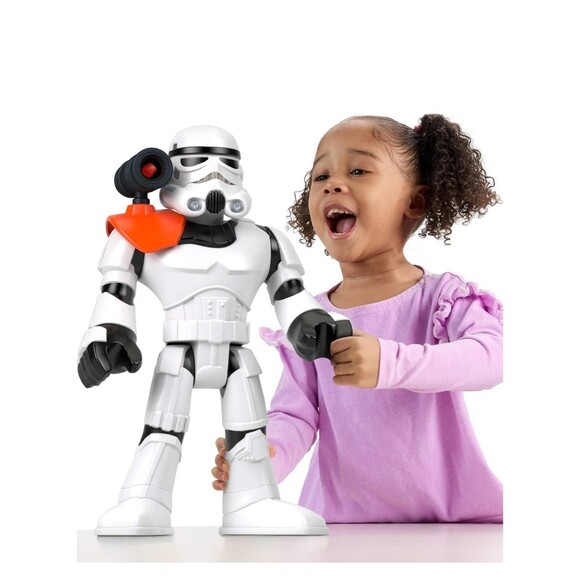 NEW Imaginext Star Wars Storm Trooper XXL 16" Poseable Character with Launcher - Picture 4 of 6